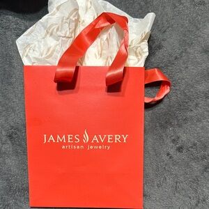 James Avery Bold Red Gift Bag
